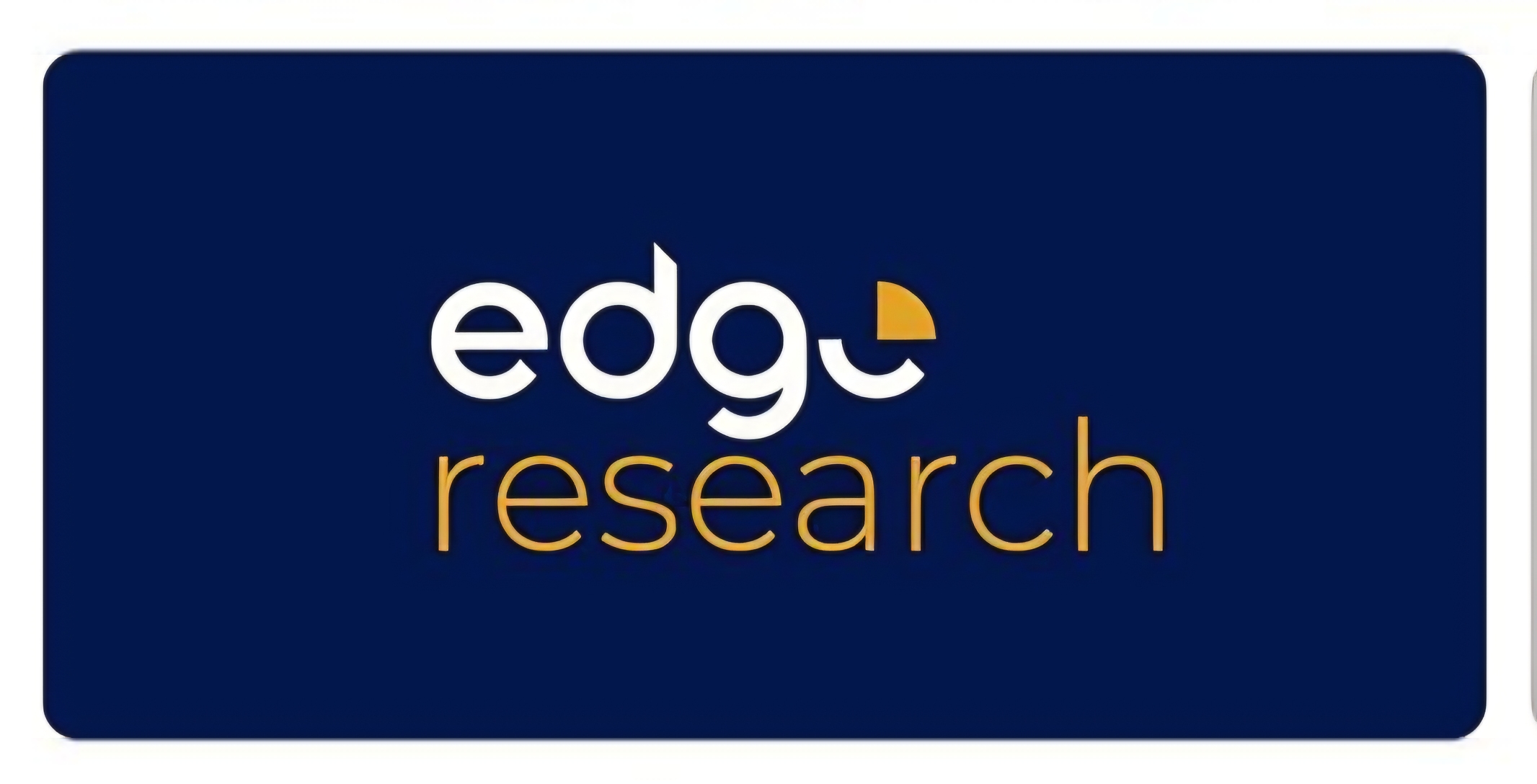 Edge Research — brand identity