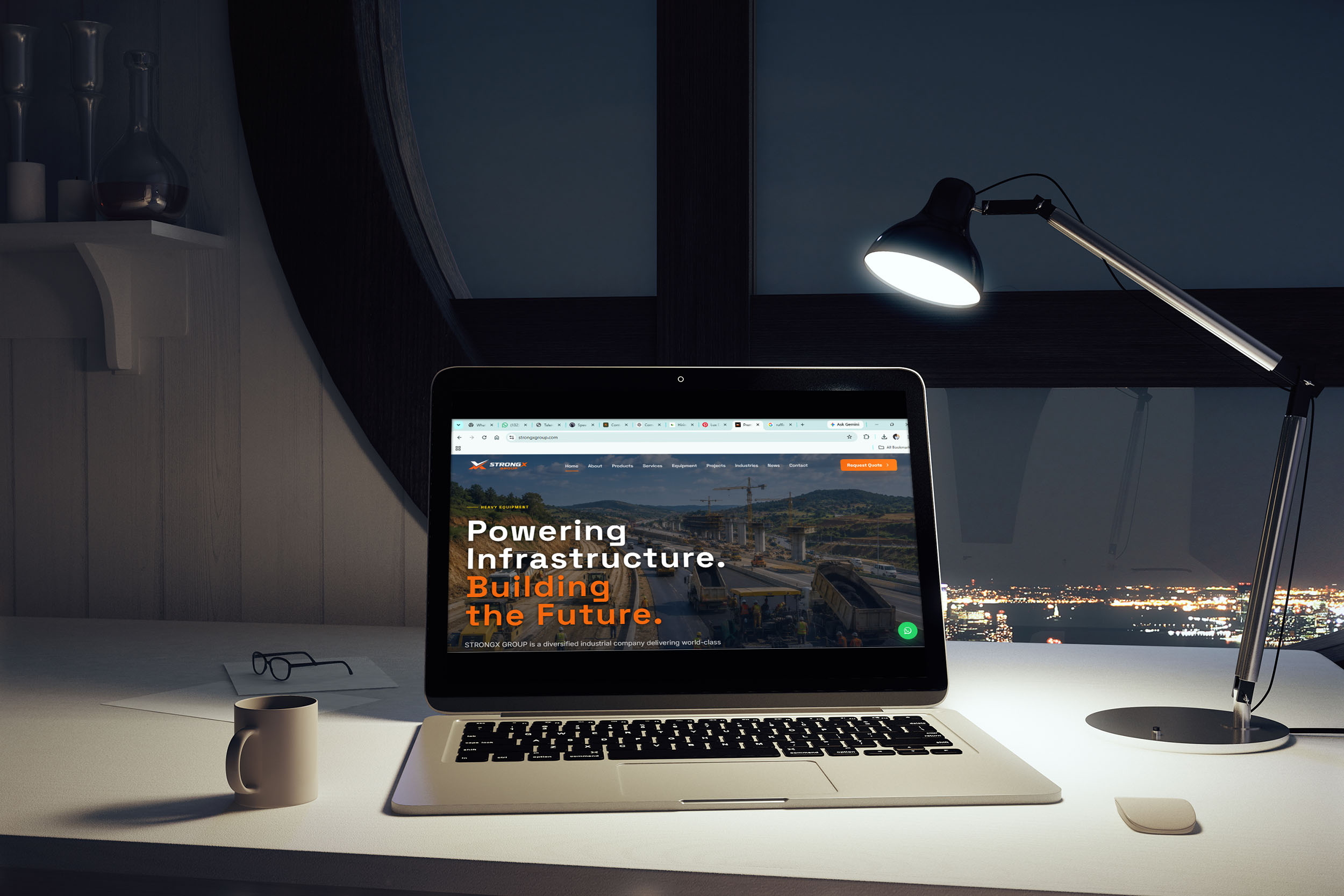 StrongX Group — website design