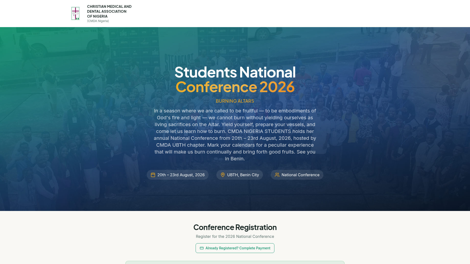 CMDA NC2026